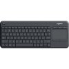 Logitech Wireless Keyboard Touch Unifying K400 Plus, CZ