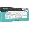 Logitech klávesnice Touch K400 Plus / Bezdrátová/ 2.4GHz/ Touchpad/ USB přijímač/ CZ/ Bílá