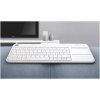 Logitech klávesnice Touch K400 Plus / Bezdrátová/ 2.4GHz/ Touchpad/ USB přijímač/ CZ/ Bílá