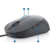 Dell Laser Wired Mouse - MS3220 - Black