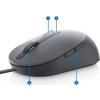 Dell Laser Wired Mouse - MS3220 - Titan Gray