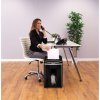 FELLOWES skartovač 450 M/ křížový mikrořez 2x12 mm/ objem koše 22 l/ stupeň utajení P-5 (tajné)/ černý