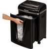 FELLOWES skartovač 450 M/ křížový mikrořez 2x12 mm/ objem koše 22 l/ stupeň utajení P-5 (tajné)/ černý
