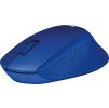 Logitech Wireless Mouse M330 Silent Plus, blue