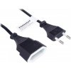 PREMIUMCORD Kabel síťový 230V, prodlužovací dvojvidlice,  5m