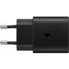 Samsung cestovní nabíječka EP-TA800XBE, Quickcharge 25W, kabel USB-C, černá
