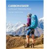 Naturehike carbonová skládací treková hůlka ST07 115-135cm 190g - modrá