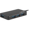 NATEC NHU-1342 Natec Hub USB 3.0 Moth 4-ports, Black