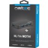 NATEC NHU-1342 Natec Hub USB 3.0 Moth 4-ports, Black