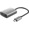 TRUST čtečka paměťových karet DALYX Fast, externí, USB-C, 8cm