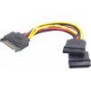 GEMBIRD Kabel SATA napájecí rozdvojka 2x SATA, 15cm