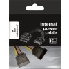 GEMBIRD Kabel SATA napájecí rozdvojka 2x SATA, 15cm