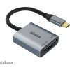 AKASA čtečka karet AK-CR-10BK (SD, microSD), externí, USB 3.2 Type-C