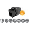 Solarix MULTIPACK 24 ks - keystone CAT6 UTP RJ45 samořezný