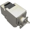 MULTIPACK 24 ks - samořezný keystone Solarix CAT6A STP SXKJ-10G-STP-BK-SA Component Level a 4PPoE