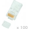 DATACOM Konektor RJ45 UTP 8p8c Cat6 drát 100ks