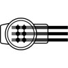 DATACOM Gelová spojka UR pro 3 kabely (0,4-0,9mm) (10ks/bal)