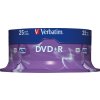 Verbatim 43500 DVD+R   cakebox 25 4.7GB 16x matte silver