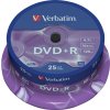 Verbatim 43500 DVD+R   cakebox 25 4.7GB 16x matte silver