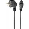 GEMBIRD Kabel napájecí 230V pro NTB 1,8m (3pin, Schuko, trojlístek)