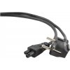 GEMBIRD Kabel napájecí 230V pro NTB 1,8m (3pin, Schuko, trojlístek)