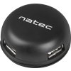 NATEC NHU-1330 Natec Hub USB 2.0 BUMBLEBEE 4-ports, Black
