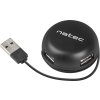 NATEC NHU-1330 Natec Hub USB 2.0 BUMBLEBEE 4-ports, Black