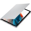 Samsung flipové pouzdro EF-BX200PSE pro Galaxy Tab A8, stříbrná