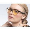 GUNNAR Herné okuliare BERKELEY / obroučky v barvě ONYX FADE / jantarová skla