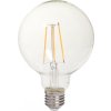 TESLA LED žárovka FILAMENT RETRO GLOBE/ E27/ 8W/ 230V/ 1055lm/ 2700K/ teplá bílá/ čirá