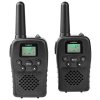 NEDIS vysílačka/ dosah 10 km/ 8 kanálů/ UHF/ VOX/ LED světlo/ dobíjecí baterie/ micro USB/ 2 kusy/ černá