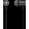 GENIUS sluchátka HS-M316 METALLIC IRON GREY, 4pin 3,5 mm jack, kovově šedá