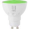 IMMAX NEO SMART žárovka LED GU10 6W RGB+CCT barevná a bílá, stmívatelná, Wi-Fi, TUYA