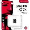 Kingston MicroSDHC karta 8GB Industrial C10 A1 pSLC Card Single Pack