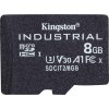 Kingston MicroSDHC karta 8GB Industrial C10 A1 pSLC Card Single Pack