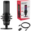 HyperX QuadCast S - USB Microphone (Black-Grey) - RGB Lighting (HMIQ1S-XX-RG/G) - Mikrofon