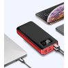 Viking power banka go30, 30000 mAh, černo-červená
