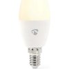 NEDIS Wi-Fi chytrá LED žárovka/ E14/ svíčka/ 4,9W/ 230V/ 470lm/ teplá až studená bílá/ 2700 - 6500K/ RGB/ stmívatelná