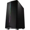 Fortron skříň Midi Tower CMT151 Black, průhledná bočnice, 1 x A. RGB LED 120 mm ventilátor