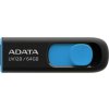 ADATA Flash Disk 64GB UV128, USB 3.1 Dash Drive (R:90/W:40 MB/s) černá/modrá