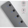AXAGON HUE-MSA, 4x USB 3.2 Gen 1 SWITCH hub, kovový, micro USB nap. konektor, kabel USB-A 20cm