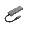 AKASA adaptér 4-In-1 USB Type-C na HDMI 4K@30Hz, USB Type-C a USB-A