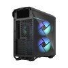FRACTAL DESIGN skříň Torrent Compact RGB Black TG Light Tint, USB 3.1 Type-C, 2x USB 3.0, bez zdroje, E-ATX