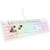 Genesis herní mechanická klávesnice THOR 303/RGB/Outemu Brown/Drátová USB/US layout/Bílá