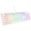 Genesis herní mechanická klávesnice THOR 303/RGB/Outemu Brown/Drátová USB/US layout/Bílá