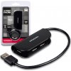 AXAGON HUE-X4B, 4x USB2.0 READY hub, černý
