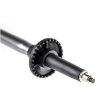 Naturehike teleskopická treková hliníková hůlka ST01 62-135cm 255g - černá