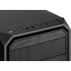 EVOLVEO Shaw 2, case mATX, 1x 120 mm ventilátor, přední mesh panel, prachový filtr, bez zdroje, černá