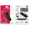AXAGON HUE-G1A, 4x USB 3.2 Gen 1 SLIM hub, kabel Type-A 14cm napevno