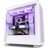 NZXT H7 Flow edition  / ATX / 2x120 mm fan / USB-C / 2x USB / prosklená bočnice / mesh panel / bílá
